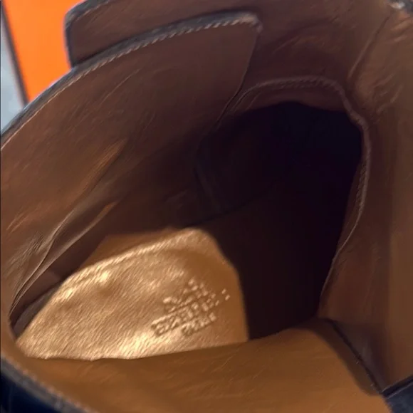 Hermes Black Ankle Boots with Strap Detail - Picture 15 of 17